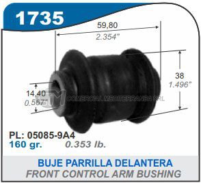 BUJE PARRILLA DEL.DODGE JOURNEY 08/.. 