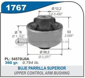 BUJE PARRILLA NISSAN TIIDA 
