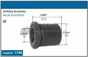 BUJE ELASTICO NISSAN NP 300 10/.. 