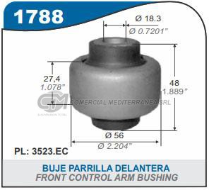 BUJES SUSPENSION PEUGEOT 208 . CITROEN C3 10... AIRCROS