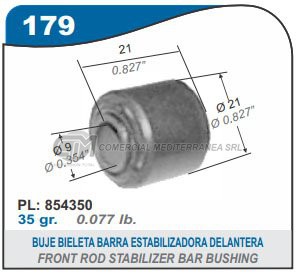 BUJES SUSPENSION RENAULT GORDINI. DAUPHINE