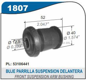 BUJE PARRILLA DELANTERA FIAT 500 08/.. 