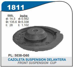 CAZOLETA SUSPENSION PEUGEOT 208 CITROEN C3 . AIR CORSS 