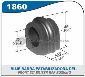 BUJE BARRA ESTABILIZADORA NISSAN FRONTIER.XTERRA 
