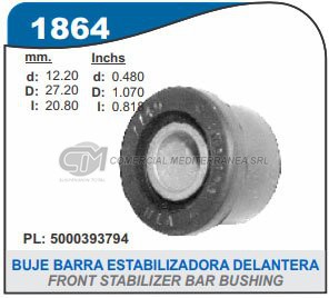 BUJE PUNTA BIELETA BARRA ESTABILIZADORA RENAULT MASTER DELANTERA 2009...