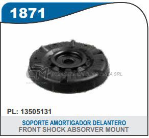 CAZOLETA SUSPENSION CHEVROLET CRUZE.TRACKER CAZOLETA DELANTERA