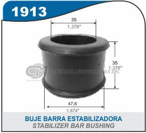 BUJE BARRA ESTABILIZADORA DELANTERA INTERIOR IVECCO DAILY 