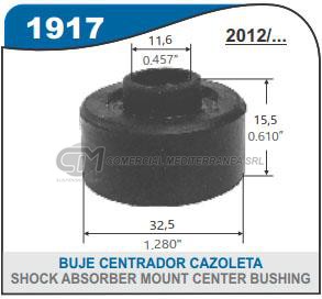 BUJES SUSPENSION CHEVROLET S10 12/00 CENTRADOR CAZOLETA