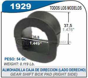 BUJES SUSPENSION CHEVROLET CORSA TODOS ALMOHADILLA CAJA D