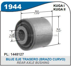 BUJES SUSPENSION FORD FOCUS II. FOCUS III .KUGA I .KUGA I