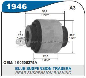 BUJES SUSPENSION VW VENTO.SCIROCCO.TIGUAN.PASSAT