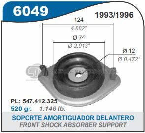 CAZOLETA SUSPENSION FORD ESCORT1995.1997.ORION. VW P