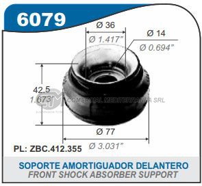 CAZOLETA SUSPENSION FORD GALAXY CAZOLETA SUSPENSION 