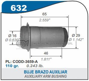 BUJES SUSPENSION FORD FALCON