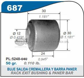BUJES SUSPENSION PEUGEOT 504. 404. 403. T4B. T5B