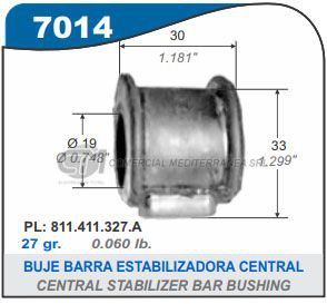 BUJES SUSPENSION FORD GALAXY. VW QUANTUM. CARAT