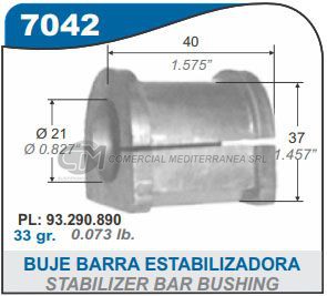 BUJES SUSPENSION CHEVROLET CORSA. COMBO