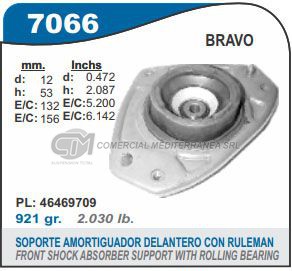CAZOLETA SUSPENSION FIAT MAREA CAZOLETA DELANTERA 