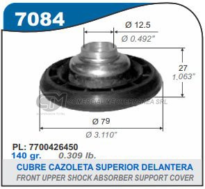 CAZOLETA SUSPENSION RENAULT KANGOO. CLIO II (IMPORTADO)