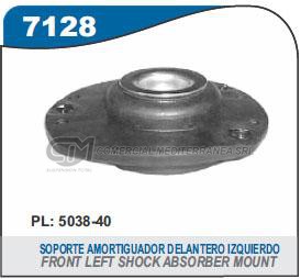 CAZOLETA SUSPENSION PEUGEOT 206 . 207 CAZOLETA DELANTERO IZQ.
