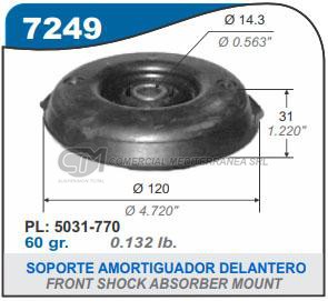 CAZOLETA SUSPENSION PEUGEOT 307 CITROEN C4 CAZOLETA DELANTERA
