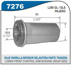 BUJES SUSPENSION MITSUBISHI L200 4X4 95/..