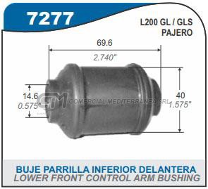 BUJES SUSPENSION MITSUBISHI L200 4X4 95/..