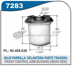 BUJES SUSPENSION CHEVROLET NUEVO ASTRA 99._. NUEVO VECTRA