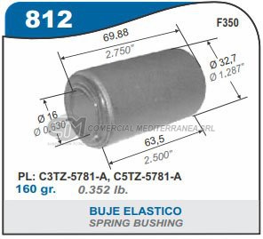 BUJES SUSPENSION FORD F350