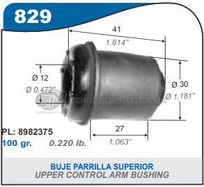 BUJES SUSPENSION OPEL K180 BUJE PARRILLA SUPERIOR
