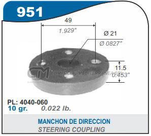 MANCHON PEUGEOT 404. 504. DODGE 1500. RENAULT R1