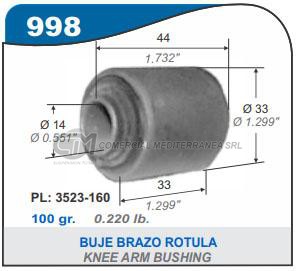 BUJE BRAZOOSCILANTE PEUGEOT 505/504 PICK UP