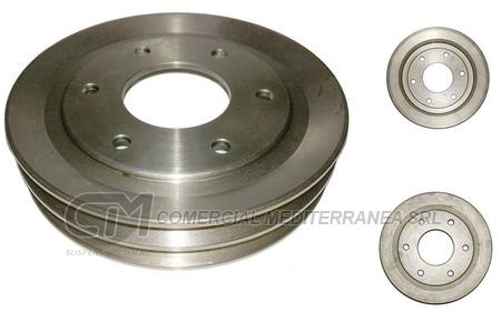 POLEA B/A MERCEDES BENZ 1633/1938 DIAMETRO 169MM