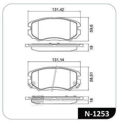 PASTILLA DE FRENO DELANTERA HYUNDAI SONA