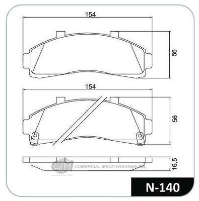 PASTILLA DE FRENO DELANTERA FORD EXPLORER