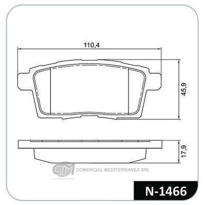 PASTILLA DE FRENO TRASERA FORD EDGE 3.5L