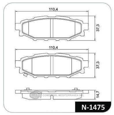 PASTILLA DE FRENO TRASERA SUBARU OUTBACK