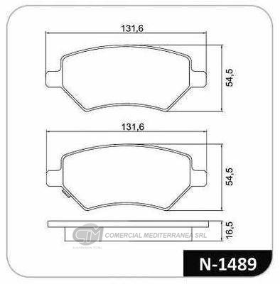 PASTILLA DE FRENO DELANTERA LIFAN X60 1.