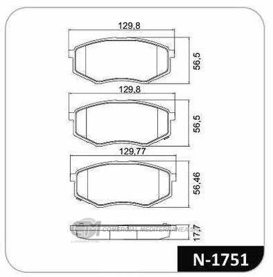 PASTILLA DE FRENO DELANTERA HYUNDAI SONA