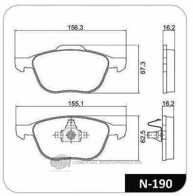 PASTILLA DE FRENO DELANTERA FORD ECOSPORT