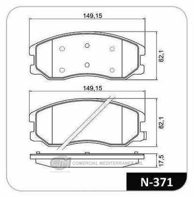 PASTILLA DE FRENO DELANTERA GM CAPTIVA 2