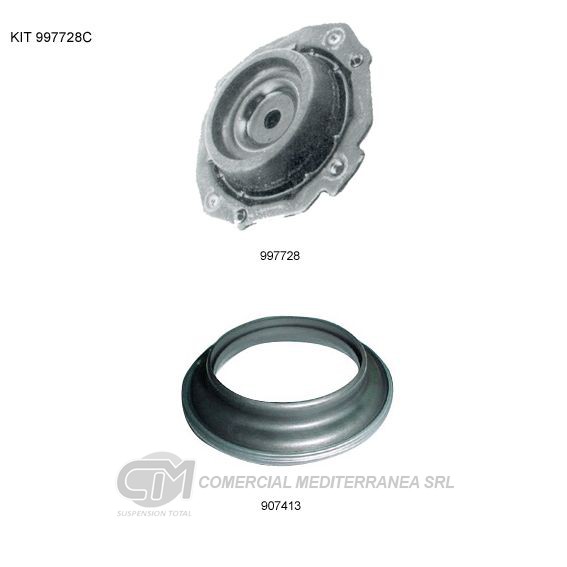 CAZOLETA AMORTIGUADOR DELANTERO CON RODAM. VTH RENAULT 21 86/97 