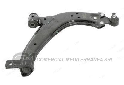 PARRILLA DELANTERA (BUJE ROSCA 10MM) PEUGEOT 306 1993/2001 DERECHA SIN ROTULA