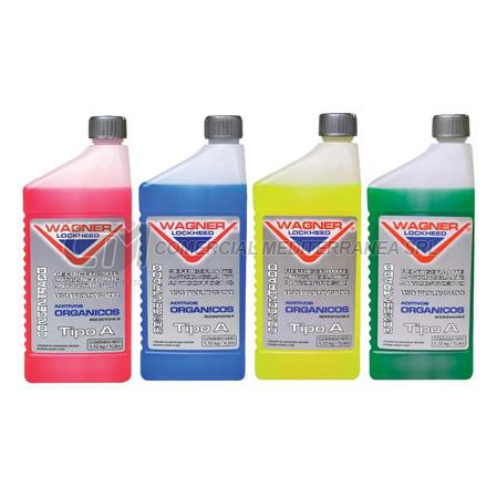 ANTICONGELANTE. REFRIG.Y ANTICORR.ORGANI PACK COMBINADO 3X1L.DE CADA COLOR 1 LI