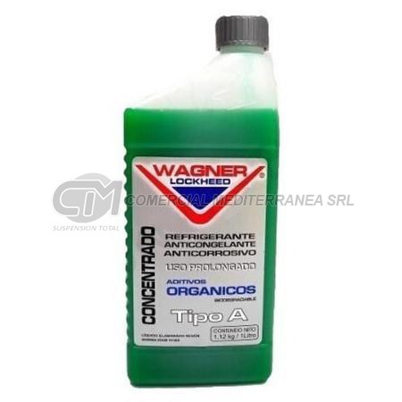 ANTICONGELANTE. REFRIG.Y ANTICORR.ORGANI COLOR VERDE 5 LITROS