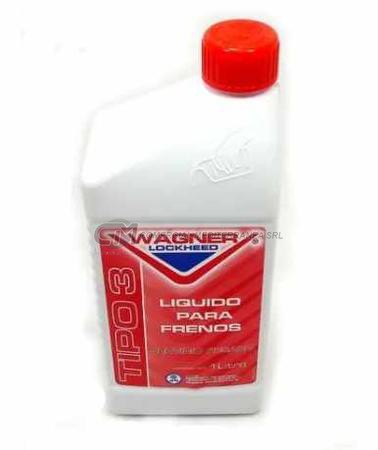 LIQUIDOS FRENOS TIPO 3 DOT 3 SERVICIO PESADO 1 LITRO
