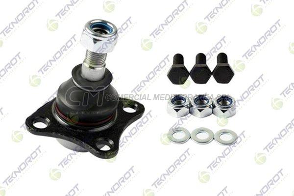 ROTULA DE SUSPENSION TEKNOROT FIAT PALIO SIENA 96/00 INFERIOR PIVOTE 13 MM MODELO VIEJO CO