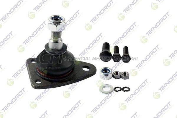 ROTULA DE SUSPENSION TEKNOROT RENAULT R18 FUEGO SUPERIOR 3 AGUJEROS - PIVOTE 14.3 MM