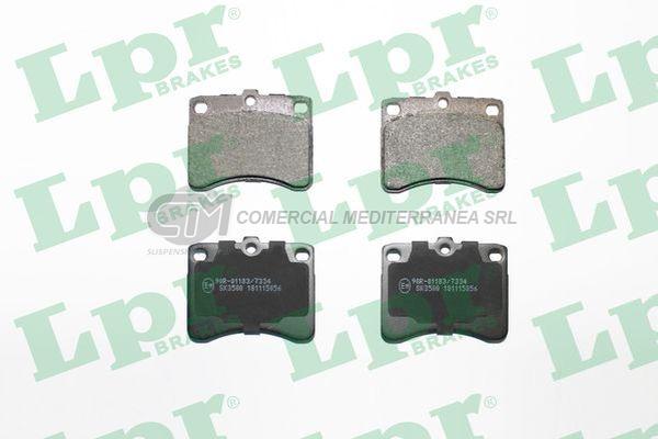 PASTILLA DE FRENO LPR ASIA TOWNER / DAIHATSU CUORE - HI JET 90/94 DEL.