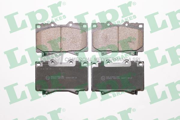 PASTILLA DE FRENO LPR TOYOTA LAND CRUSIER- 98/ DEL.